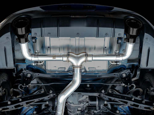 AWE Tuning Track Edition Cat-Back Exhaust for 2013-2026 Subaru BRZ Toyota 86 GR86 Scion FR-S - Diamond Black Tips (5 in)