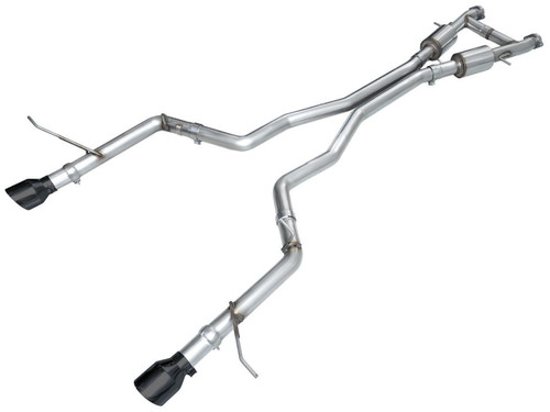 AWE Tuning Track Edition Cat-Back Exhaust for 2011-2026 Dodge Durango - Diamond Black Tips (5 in)