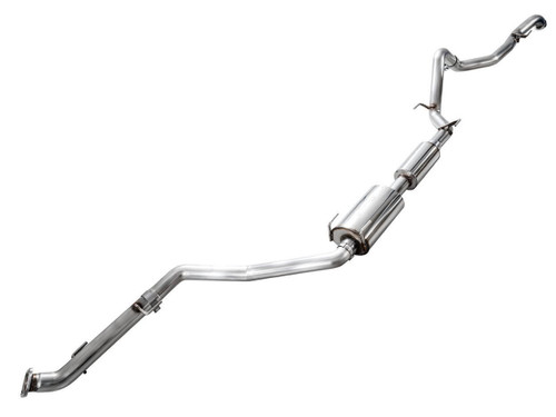AWE Tuning 0FG Cat-Back Exhaust for 2024-2026 Toyota Tacoma - Bashguard Tips (3 in)