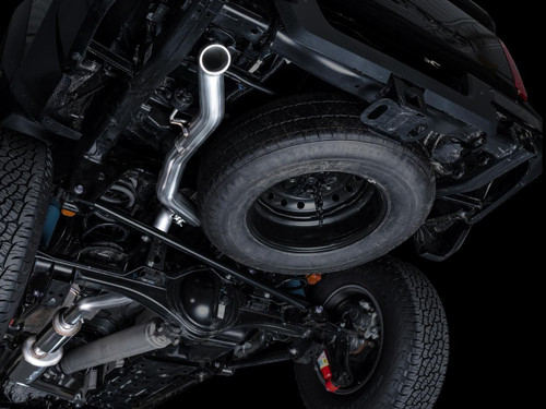 AWE Tuning 0FG Cat-Back Exhaust for 2024-2026 Toyota Tacoma - Bashguard Tips (3 in)