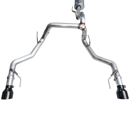 AWE Tuning 0FG Cat-Back Exhaust for 2021-2026 Ford F-150 - Diamond Black Tips (5 in)