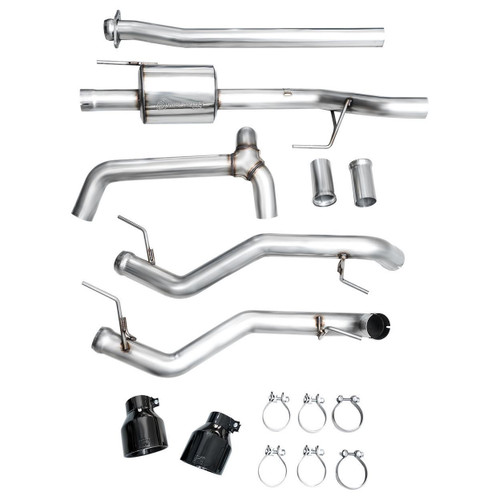 AWE Tuning 0FG Cat-Back Exhaust for 2021-2026 Ford F-150 - Diamond Black Tips (5 in)