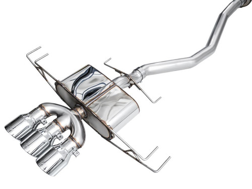 AWE Tuning Touring Edition Cat-Back Exhaust for 2024-2026 Acura DE5 Integra Type-S - Triple Chrome Silver Tips - Chrome Silver Tips (4.5 in)