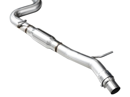 AWE Tuning Touring Edition Cat-Back Exhaust for 2022-2026 Volkswagen Golf R - Chrome Silver Tips (4.5 in)