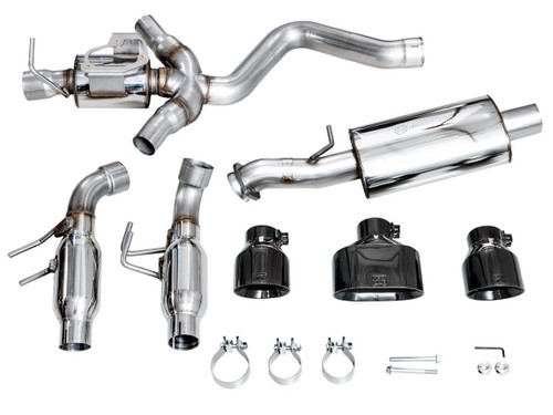AWE Tuning Touring Edition Cat-Back Exhaust for 2023-2026 Toyota GR Corolla - Diamond Black Tips (5 in)