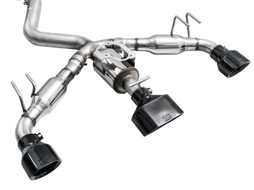 AWE Tuning Touring Edition Cat-Back Exhaust for 2023-2026 Toyota GR Corolla - Diamond Black Tips (5 in)
