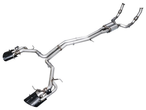 AWE Tuning SwitchPath Cat-Back Exhaust for 2021-2026 Audi C8 Audi RS 6/RS 7 - Diamond Black Tips (9.25 in)