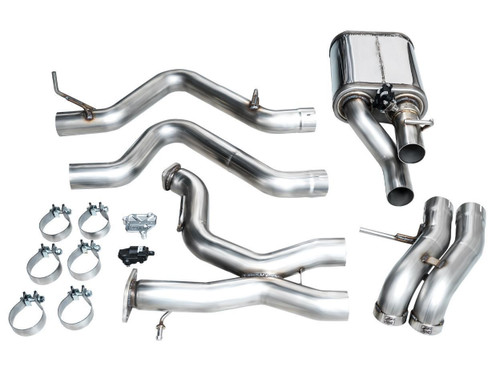 AWE Tuning SwitchPath Cat-Back Exhaust for 2022-2026 Ford Bronco - Bashguard Tips