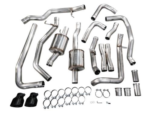 AWE Tuning 0FG Cat-Back Exhaust for 2025-2026 Ram 1500 - Diamond Black Tips (5 in)