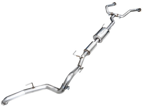 AWE Tuning 0FG Cat-Back Exhaust for 2022-2026 Toyota 3rd Gen Toyota Tundra - Bashguard Tips (4.5 in)