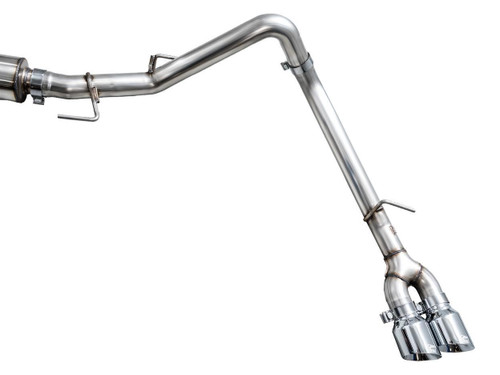 AWE Tuning 0FG Cat-Back Exhaust for 2022-2026 Toyota 3rd Gen Toyota Tundra - Chrome Silver Tips (4.5 in)