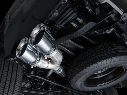 AWE Tuning 0FG Cat-Back Exhaust for 2022-2026 Toyota 3rd Gen Toyota Tundra - Chrome Silver Tips (4.5 in)
