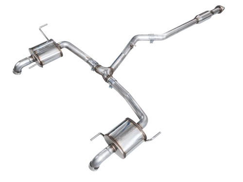 AWE Tuning 0FG Cat-Back Exhaust for 2020-2025 Subaru Outback 2.4T - Bashguard Tips (2.5 in)