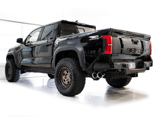 AWE Tuning 0FG Cat-Back Exhaust for 2024-2026 Toyota Tacoma - Chrome Silver Tips (4.5 in)