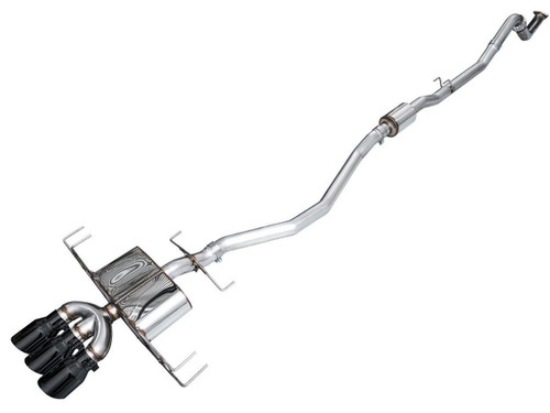 AWE Tuning Touring Edition Cat-Back Exhaust for 2024-2026 Acura DE5 Integra Type-S - Triple Diamond Black Tips - Diamond Black Tips (4.5 in)