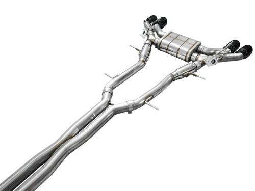 AWE Tuning SwitchPath Cat-Back Exhaust for 2022-2026 Cadillac CT4-V Blackwing - Diamond Black Tips (4.5 in)