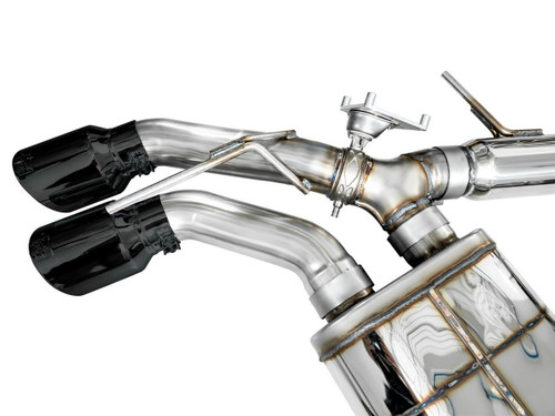 AWE Tuning SwitchPath Cat-Back Exhaust for 2022-2026 Cadillac CT4-V Blackwing - Diamond Black Tips (4.5 in)
