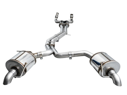 AWE Tuning Touring Edition Cat-Back Exhaust for 2019-2025 Audi A6 Quattro - OE Tips Tips