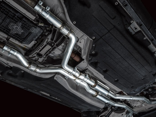 AWE Tuning Touring Edition Cat-Back Exhaust for 2020-2026 Ford Explorer ST - Diamond Black Tips (4.5 in)