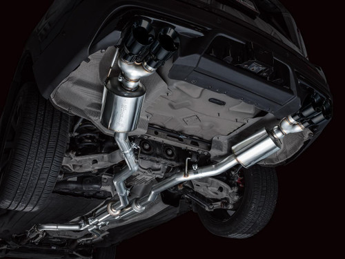 AWE Tuning Touring Edition Cat-Back Exhaust for 2020-2026 Ford Explorer ST - Diamond Black Tips (4.5 in)