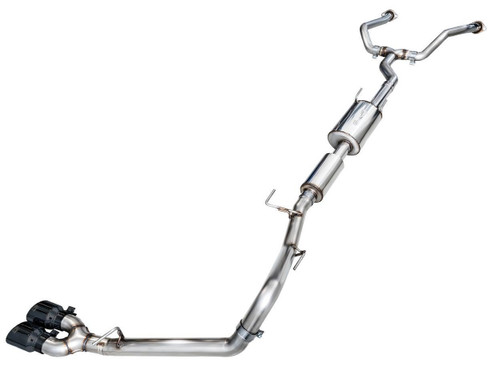 AWE Tuning 0FG Cat-Back Exhaust for 2022-2026 Toyota 3rd Gen Toyota Tundra - Diamond Black Tips (4.5 in)