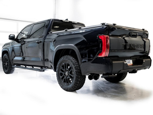 AWE Tuning 0FG Cat-Back Exhaust for 2022-2026 Toyota 3rd Gen Toyota Tundra - Diamond Black Tips (4.5 in)