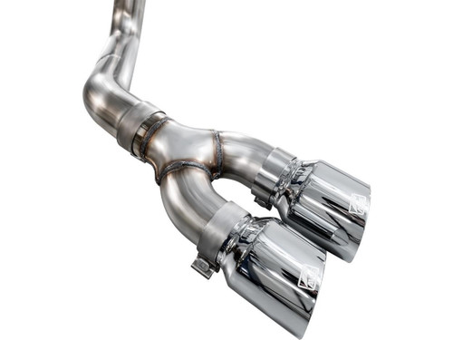 AWE Tuning 0FG Cat-Back Exhaust for 2021-2026 Ford F-150 - Chrome Silver Tips (4.5 in)