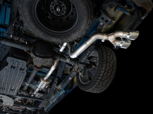 AWE Tuning 0FG Cat-Back Exhaust for 2021-2026 Ford F-150 - Chrome Silver Tips (4.5 in)