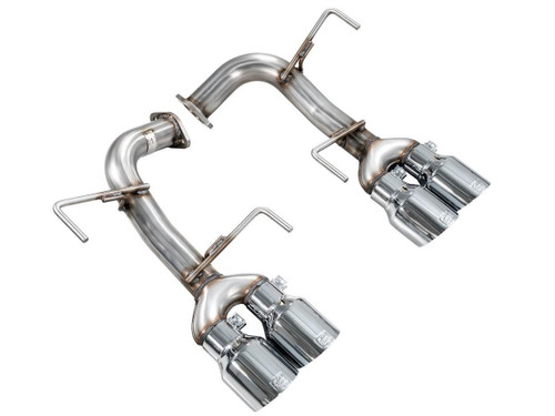 AWE Tuning Track Edition Axle-Back Exhaust for 2022-2026 Subaru WRX - Chrome Silver Tips (4 in)