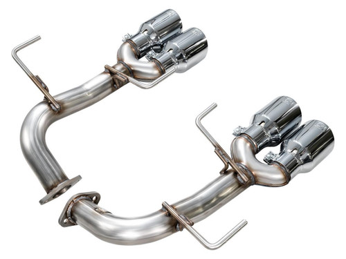 AWE Tuning Track Edition Axle-Back Exhaust for 2022-2026 Subaru WRX - Chrome Silver Tips (4 in)