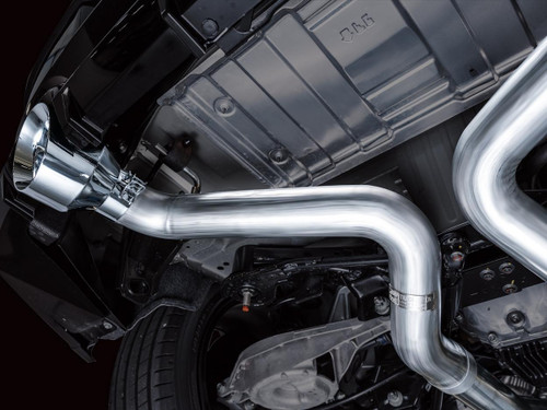 AWE Tuning Track Edition Cat-Back Exhaust for 2023-2026 Nissan Z - Chrome Silver Tips (5 in)