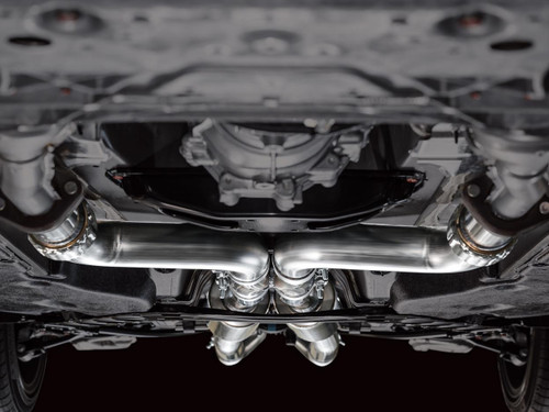 AWE Tuning Track Edition Cat-Back Exhaust for 2023-2026 Nissan Z - Chrome Silver Tips (5 in)