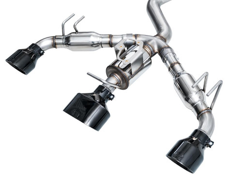AWE Tuning Track Edition Cat-Back Exhaust for 2023-2026 Toyota GR Corolla - Diamond Black Tips (5 in)