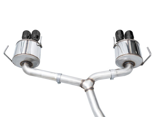 AWE Tuning Touring Edition Cat-Back Exhaust for 2022-2026 Subaru WRX - Diamond Black Tips (4 in)