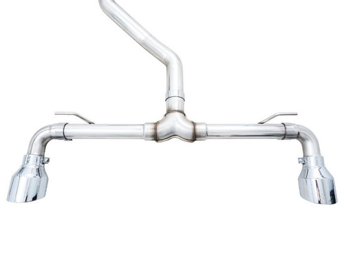 AWE Tuning Touring Edition Cat-Back Exhaust for 2022-2026 Volkswagen GTI - Chrome Silver Tips (5 in)
