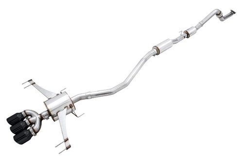 AWE Tuning Touring Edition Cat-Back Exhaust for 2017-2021 Honda Civic - Diamond Black Tips (4.5 in)