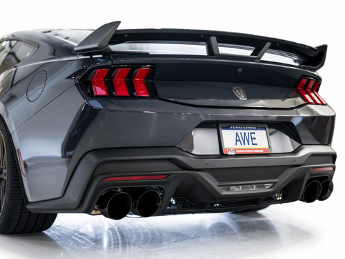 AWE Tuning SwitchPath Cat-Back Exhaust for 2024-2026 Ford Mustang - Diamond Black Tips (4 in)