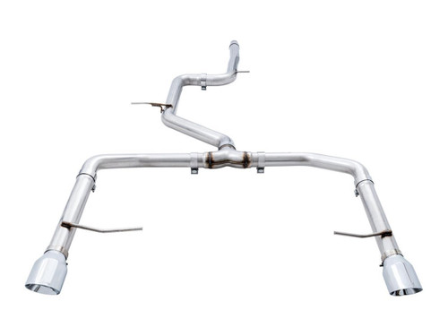 AWE Tuning Track Edition Cat-Back Exhaust for 2019-2021 Volkswagen Jetta - Chrome Silver Tips (4 in)