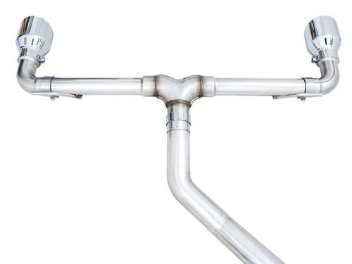 AWE Tuning Track Edition Cat-Back Exhaust for 2022-2026 Volkswagen GTI - Chrome Silver Tips (5 in)