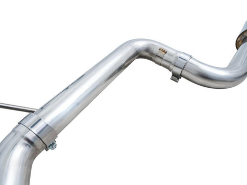 AWE Tuning Track Edition Cat-Back Exhaust for 2022-2026 Volkswagen GTI - Chrome Silver Tips (5 in)