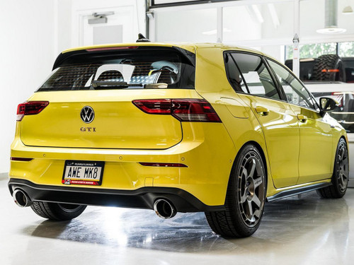 AWE Tuning Track Edition Cat-Back Exhaust for 2022-2026 Volkswagen GTI - Chrome Silver Tips (5 in)
