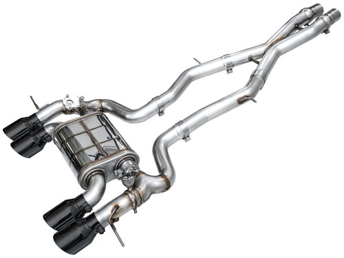 AWE Tuning SwitchPath Cat-Back Exhaust for 2023-2026 BMW G87 M2 - Diamond Black Tips (4.5 in)