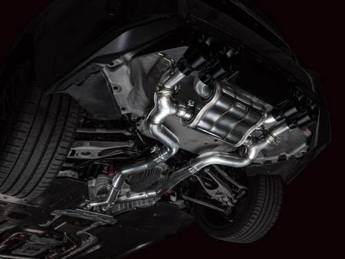 AWE Tuning SwitchPath Cat-Back Exhaust for 2023-2026 BMW G87 M2 - Diamond Black Tips (4.5 in)
