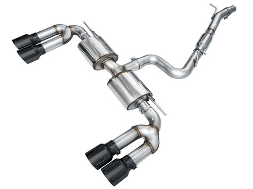 AWE Tuning Touring Edition Cat-Back Exhaust for 2022-2026 Audi S3 - Diamond Black Tips (4.5 in)