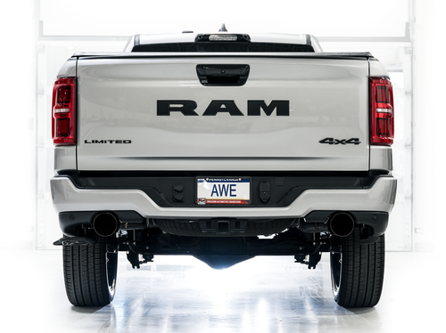 AWE Tuning 0FG Cat-Back Exhaust for 2025-2026 Ram 1500 - Diamond Black Tips (5 in)