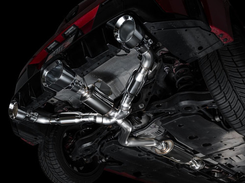 AWE Tuning Touring Edition Cat-Back Exhaust for 2023-2026 Toyota GR Corolla - Chrome Silver Tips (5 in)