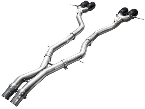 AWE Tuning Track Edition Cat-Back Exhaust for 2023-2026 BMW G87 M2 - Diamond Black Tips (4.5 in)