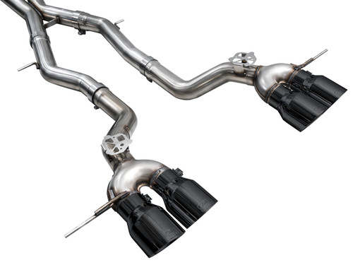 AWE Tuning Track Edition Cat-Back Exhaust for 2023-2026 BMW G87 M2 - Diamond Black Tips (4.5 in)