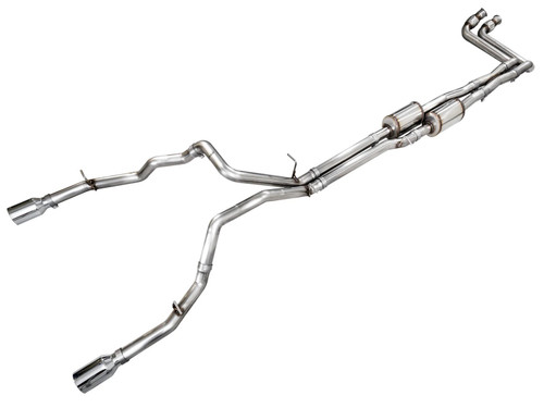 AWE Tuning 0FG Cat-Back Exhaust for 2025-2026 Ram 1500 - Chrome Silver Tips (5 in)