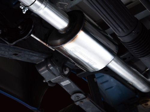 AWE Tuning 0FG Cat-Back Exhaust for 2021-2026 Ford F-150 - Chrome Silver Tips (4.5 in)